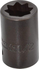 Proto - 1/2" Drive 1/2" Standard Impact Socket - 8 Points, 1-1/2" OAL - Americas Industrial Supply