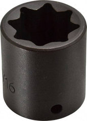 Proto - 1/2" Drive 15/16" Standard Impact Socket - 8 Points, 1-3/4" OAL - Americas Industrial Supply
