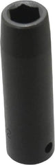 Proto - 1/2" Drive 1/2" Deep Impact Socket - 6 Points, 3-1/4" OAL - Americas Industrial Supply