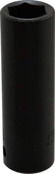 Proto - 1/2" Drive 11/16" Deep Impact Socket - 6 Points, 3-1/4" OAL - Americas Industrial Supply