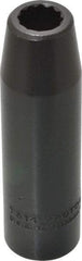 Proto - 1/2" Drive 7/16" Deep Impact Socket - 12 Points, 3-1/4" OAL - Americas Industrial Supply