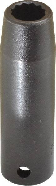 Proto - 1/2" Drive 1/2" Deep Impact Socket - 12 Points, 3-1/4" OAL - Americas Industrial Supply