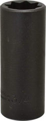 Proto - 1/2" Drive 3/4" Deep Impact Socket - 8 Points, 3-1/4" OAL - Americas Industrial Supply
