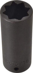 Proto - 1/2" Drive 13/16" Deep Impact Socket - 8 Points, 3-1/4" OAL - Americas Industrial Supply