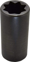Proto - 1/2" Drive 1" Deep Impact Socket - 8 Points, 3-1/2" OAL - Americas Industrial Supply