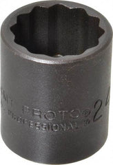 Proto - 1/2" Drive 24mm Standard Impact Socket - 12 Points, 1-1/2" OAL - Americas Industrial Supply