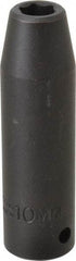 Proto - 1/2" Drive 10mm Deep Impact Socket - 6 Points, 3-1/4" OAL - Americas Industrial Supply