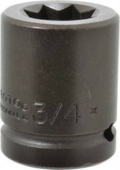 Proto - 3/4" Drive 3/4" Standard Impact Socket - 8 Points, 1-15/16" OAL - Americas Industrial Supply
