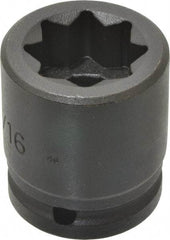 Proto - 3/4" Drive 15/16" Standard Impact Socket - 8 Points, 2-1/16" OAL - Americas Industrial Supply