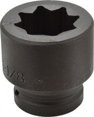 Proto - 3/4" Drive 1-1/8" Standard Impact Socket - 8 Points, 2-1/4" OAL - Americas Industrial Supply
