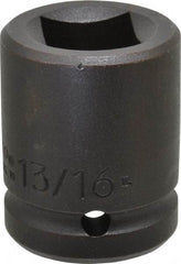 Proto - 3/4" Drive 13/16" Standard Impact Socket - 4 Points, 2" OAL - Americas Industrial Supply