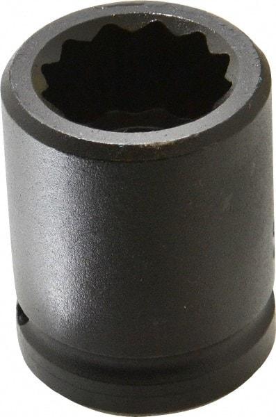 Proto - 3/4" Drive 1" Standard Impact Socket - 12 Points, 2" OAL - Americas Industrial Supply