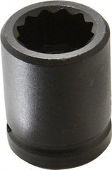 Proto - 3/4" Drive 1" Standard Impact Socket - 12 Points, 2" OAL - Americas Industrial Supply