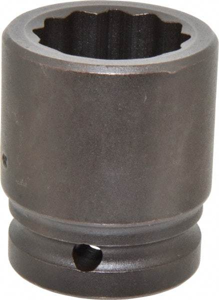 Proto - 3/4" Drive 1-3/16" Standard Impact Socket - 12 Points, 2-3/16" OAL - Americas Industrial Supply