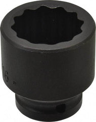 Proto - 3/4" Drive 1-9/16" Standard Impact Socket - 12 Points, 2-7/16" OAL - Americas Industrial Supply