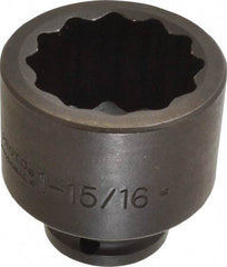 Proto - 3/4" Drive 1-15/16" Standard Impact Socket - 12 Points, 2-13/16" OAL - Americas Industrial Supply