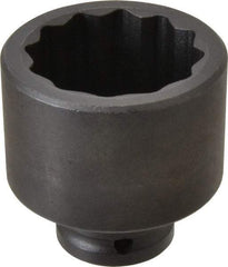 Proto - 3/4" Drive 2-1/8" Standard Impact Socket - 12 Points, 3-3/32" OAL - Americas Industrial Supply