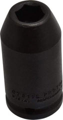 Proto - 3/4" Drive 11/16" Deep Impact Socket - 6 Points, 3-1/4" OAL - Americas Industrial Supply