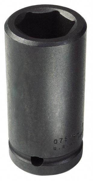 Proto - 3/4" Drive 9/16" Deep Impact Socket - 6 Points, 3-1/4" OAL - Americas Industrial Supply