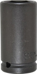 Proto - 3/4" Drive 1-3/16" Deep Impact Socket - 6 Points, 3-1/4" OAL - Americas Industrial Supply