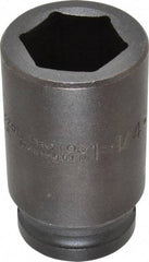 Proto - 3/4" Drive 1-1/4" Deep Impact Socket - 6 Points, 3-1/4" OAL - Americas Industrial Supply