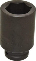 Proto - 3/4" Drive 1-9/16" Deep Impact Socket - 6 Points, 3-13/16" OAL - Americas Industrial Supply
