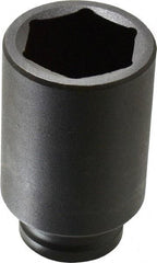 Proto - 3/4" Drive 1-5/8" Deep Impact Socket - 6 Points, 3-13/16" OAL - Americas Industrial Supply