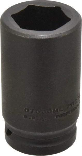 Proto - 3/4" Drive 30mm Deep Impact Socket - 6 Points, 3-1/4" OAL - Americas Industrial Supply