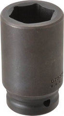 Proto - 3/4" Drive 32mm Deep Impact Socket - 6 Points, 3-1/4" OAL - Americas Industrial Supply