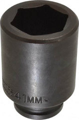 Proto - 3/4" Drive 41mm Deep Impact Socket - 6 Points, 3-1/2" OAL - Americas Industrial Supply