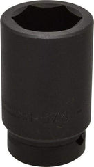 Proto - 1" Drive 1-5/8" Deep Impact Socket - 6 Points, 4" OAL - Americas Industrial Supply