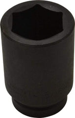Proto - 1" Drive 1-15/16" Deep Impact Socket - 6 Points, 4-1/4" OAL - Americas Industrial Supply