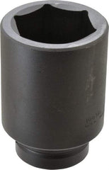 Proto - 1" Drive 2-1/4" Deep Impact Socket - 6 Points, 4-1/2" OAL - Americas Industrial Supply