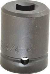 Proto - 1" Drive 3/4" Standard Impact Socket - 4 Points, 2-1/2" OAL - Americas Industrial Supply