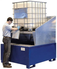 Denios - 59" Long x 46" High x 56" Deep, Locker Splash Guard - Americas Industrial Supply