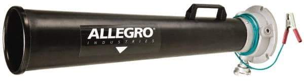 Allegro - 46 Inch Long, Plastic Venturi Style Pneumatic Blowers - 1 Inch NPT, 14.35 Inch Base Diameter, 15.37 Inch Face Diameter - Americas Industrial Supply