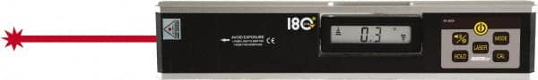 Johnson Level & Tool - 1 Beam 100' (Interior) Max Range Magnetic Digital Laser Level - Red Beam, ±0.1° at 0° & 90° & ±0.2° at 1° to 89° Accuracy, 12" Long x 1-3/4" Wide x 2-3/4" High, Battery Included - Americas Industrial Supply