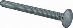 Value Collection - 1/4-20 UNC 2-3/4" Length Under Head, Standard Square Neck, Carriage Bolt - Grade 2 Steel, Zinc-Plated Finish - Americas Industrial Supply