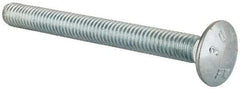 Value Collection - 5/16-18 UNC 3-1/4" Length Under Head, Standard Square Neck, Carriage Bolt - Grade 2 Steel, Zinc-Plated Finish - Americas Industrial Supply