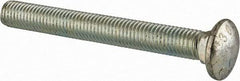 Value Collection - 5/8-11 UNC 5-1/2" Length Under Head, Standard Square Neck, Carriage Bolt - Grade 2 Steel, Zinc-Plated Finish - Americas Industrial Supply