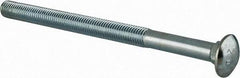 Value Collection - 5/8-11 UNC 9" Length Under Head, Standard Square Neck, Carriage Bolt - Grade 2 Steel, Zinc-Plated Finish - Americas Industrial Supply