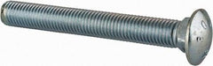 Value Collection - 3/4-10 UNC 6" Length Under Head, Standard Square Neck, Carriage Bolt - Grade 2 Steel, Zinc-Plated Finish - Americas Industrial Supply