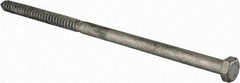 Value Collection - 5/8" Screw, 14" Length Under Head, Steel, Hex Head Lag Screw - Hot Dipped Galvanized, Grade 2 - Americas Industrial Supply