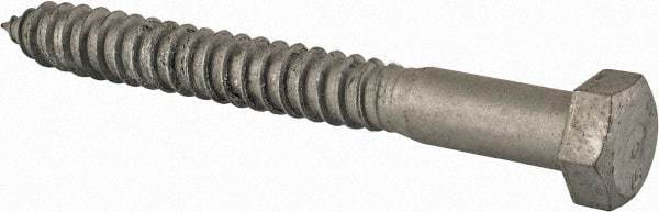 Value Collection - 3/4" Screw, 7" Length Under Head, Steel, Hex Head Lag Screw - Hot Dipped Galvanized, Grade 2 - Americas Industrial Supply