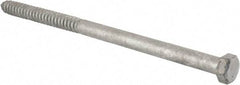Value Collection - 3/4" Screw, 14" Length Under Head, Steel, Hex Head Lag Screw - Hot Dipped Galvanized, Grade 2 - Americas Industrial Supply