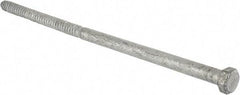 Value Collection - 3/4" Screw, 18" Length Under Head, Steel, Hex Head Lag Screw - Hot Dipped Galvanized, Grade 2 - Americas Industrial Supply