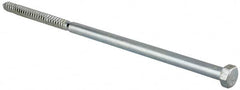 Value Collection - 5/8" Screw, 16" Length Under Head, Steel, Hex Head Lag Screw - Zinc Plated, Grade 2 - Americas Industrial Supply