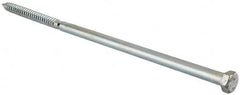 Value Collection - 5/8" Screw, 18" Length Under Head, Steel, Hex Head Lag Screw - Zinc Plated, Grade 2 - Americas Industrial Supply