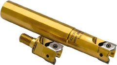 Seco - 1-1/2" Cutting Diam, Modular Connection Indexable Copy End Mill - 3 Inserts, XPKX 12 Insert, R217.97 Toolholder, Through Coolant - Americas Industrial Supply