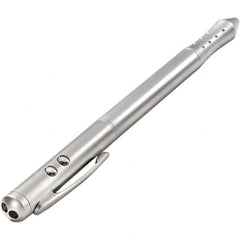 Quartet - Chrome Pen Size Laser Pointer - Silver, 4 LR41 Batteries Included - Americas Industrial Supply